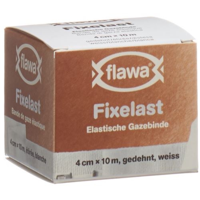 Flawa Fixelast Gazebinde 10мX4см Weiss