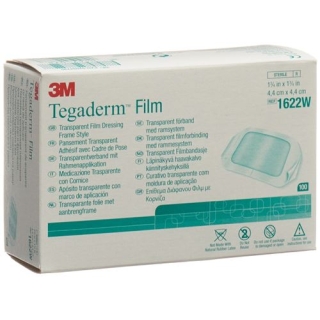 3M Tegaderm Film повязка для ран 4.4x4.4см 100 штук