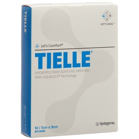 Let's Comfort Tielle Classic Hydropolymer-Schaumverband 7x9см 10