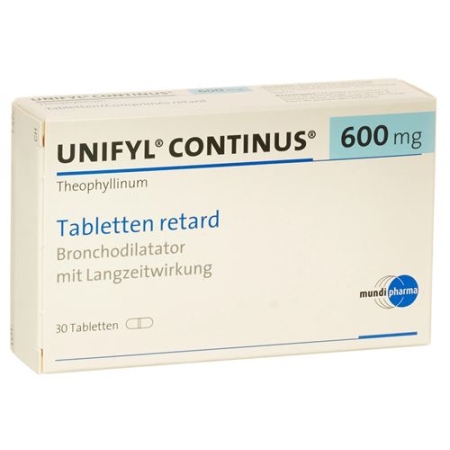 Unifyl Continus 600 mg 30 Retard tablets Unifyl Continus 600 mg 30 Retard tablets