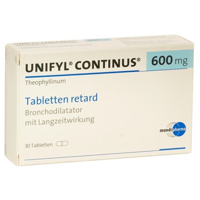 Unifyl Continus 600 mg 30 Retard tablets Unifyl Continus 600 mg 30 Retard tablets