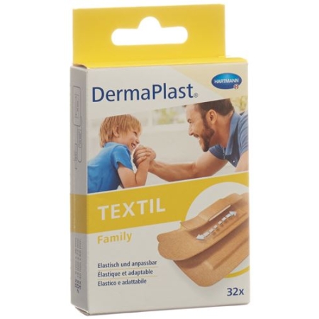 Dermaplast Textil Family 32 штуки