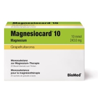 Magnesiocard 10 mmol Grapefruit 20 X 5 g Granulat Magnesiocard 10 mmol Grapefruit 20 X 5 g Granulat