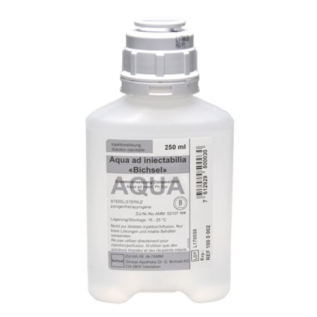 Aqua AD Iniectabilia Bichsel 250 ml