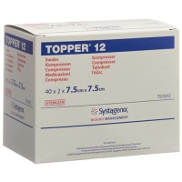 Topper 12 Einmal-Kompressen 7.5x7.5см стерильный 40 пакетиков a 2 штуки Topper 12 Einmal-Kompressen 7.5x7.5см стерильный 40 пакетиков a 2 штуки