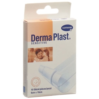 Dermaplast Sensitive Schnellverband Weiss 6x10см 10 штук