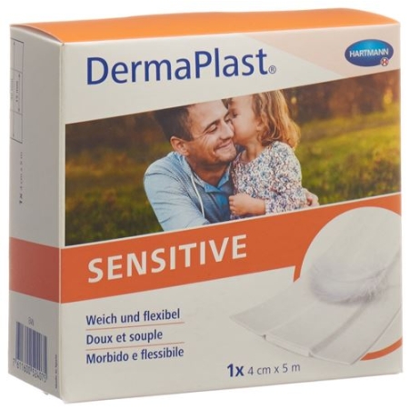 Dermaplast Sensitive Schnellverband Weiss 4смx5m рулон