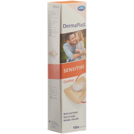 Dermaplast Sensitive Centro Strip 3x4см Hf 100 штук