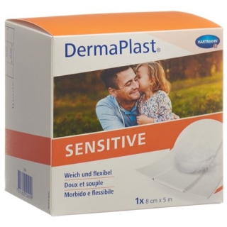 Dermaplast Sensitive Schnellverband Weiss 8смx5m рулон