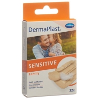 Dermaplast Sensitive Family 32 пластыря