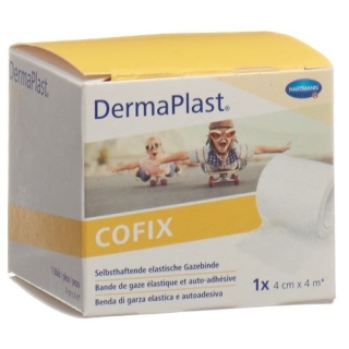 Dermaplast Cofix марлевый бинт 4смx4m Weiss