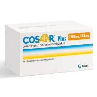 Козаар Плюс 100/25 мг 98 таблеток покрытых оболочкой Козаар Плюс 100/25 мг 98 таблеток покрытых оболочкой