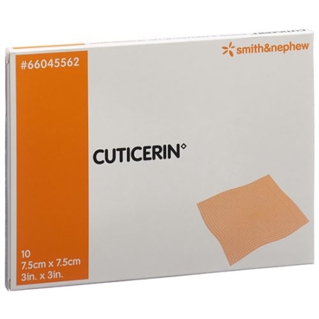 Cuticerin Salbenkompresse 7.5x7.5см 10 штук