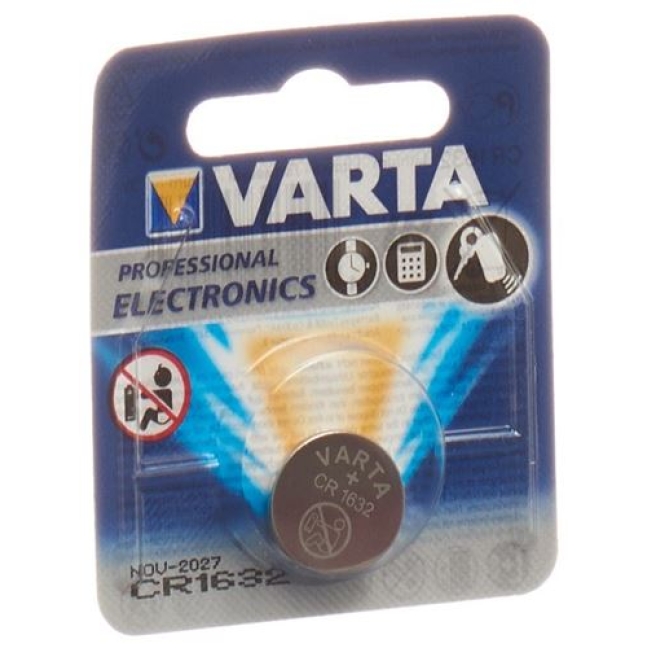 VARTA BATTERIE CR1632 LITHIUM