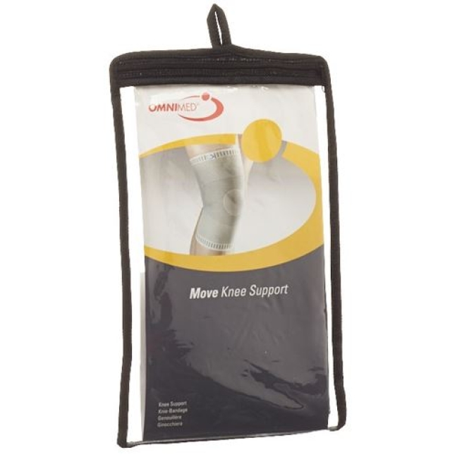 Omnimed Move Knie-Bandage L Weiss-Grau