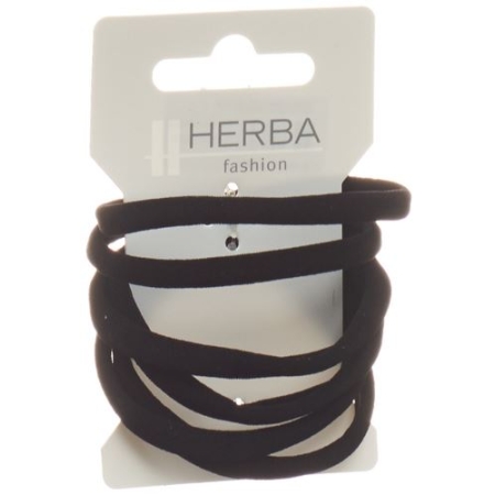 Herba Haarbinder 5.6см Schwarz 6 штук