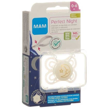 MAM Perfect Night Nuggi 0 bis для 6-месячных