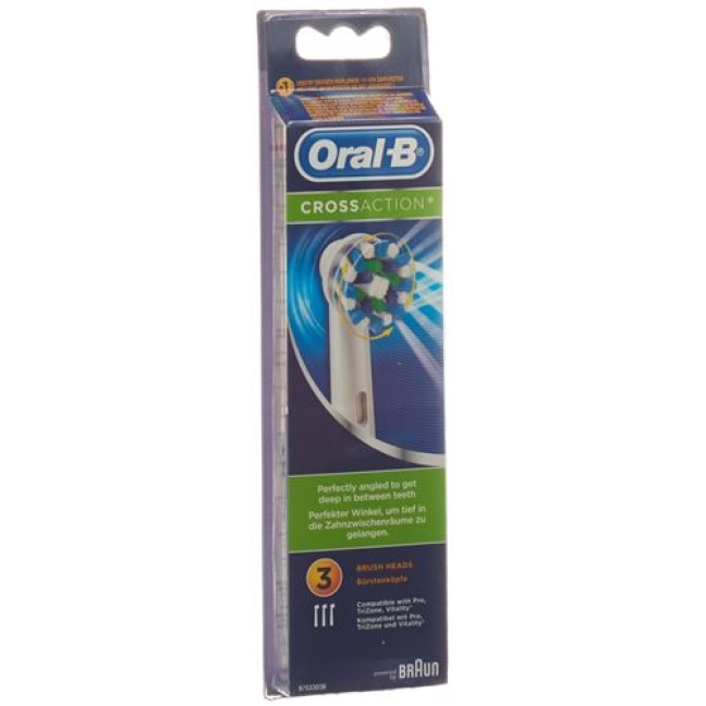 Braun Oral B Aufsteckburste Crossaction 3 штуки