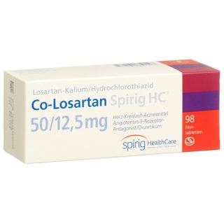 CO Losartan Spirig 50/12.5 mg 98 filmtablets