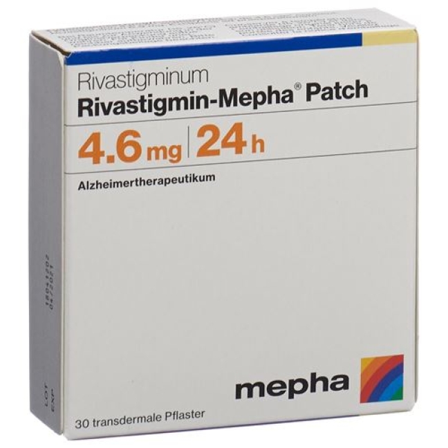 RIVASTIGMIN MEPHA PATCH 4.6MG