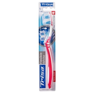 Trisa Flexible White Toothbrush Soft