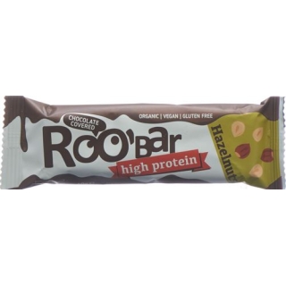 Roobar Schokoriegel Haselnuss Protein 40g