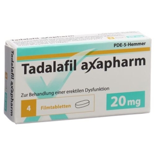 Tadalafil Axapharm Filmtabletten 20mg 12 Stück