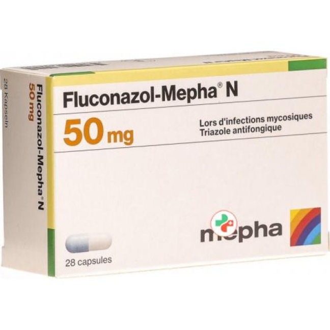 Fluconazol Mepha 50 N 50 mg 28 Kaps