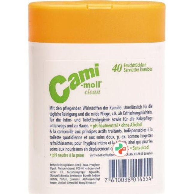 Cami Moll Clean Feuchttucher Box 40 штук