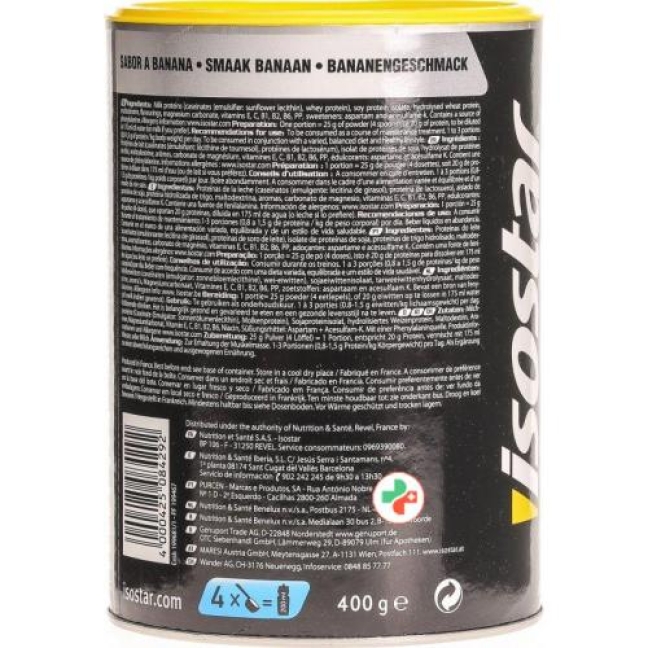 Isostar High Protein порошок Banane доза 400г