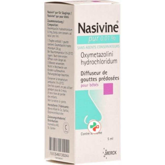 Nasivin Pur 0.01% 5 ml Dosiertropfer