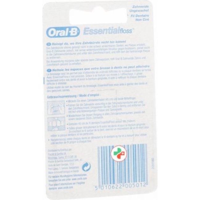 Oral B Essentialfloss 50m Ungewachst