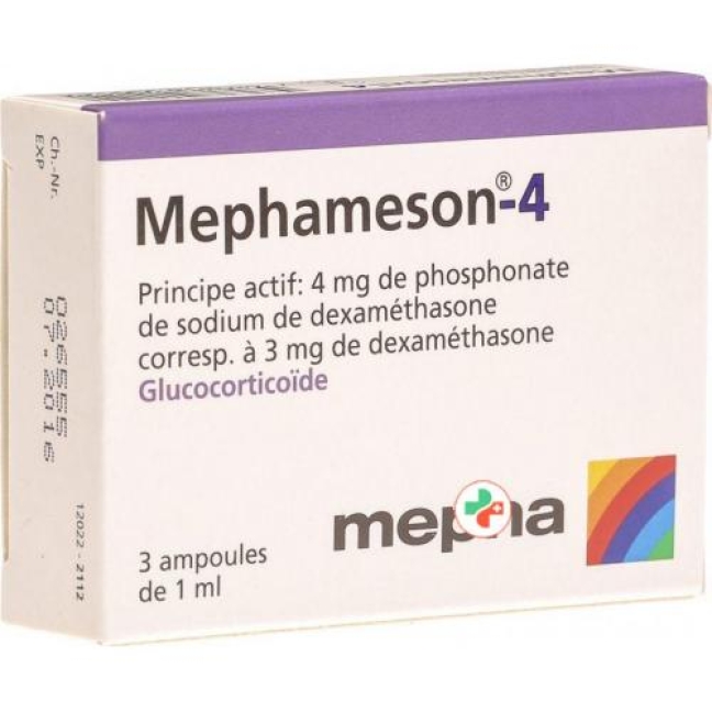 Mephameson 4 mg/ml 3 Ampullen je 1 ml