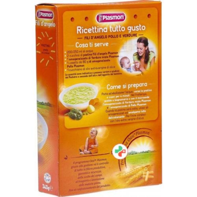 Plasmon Pastina Fili D'angelo 340г