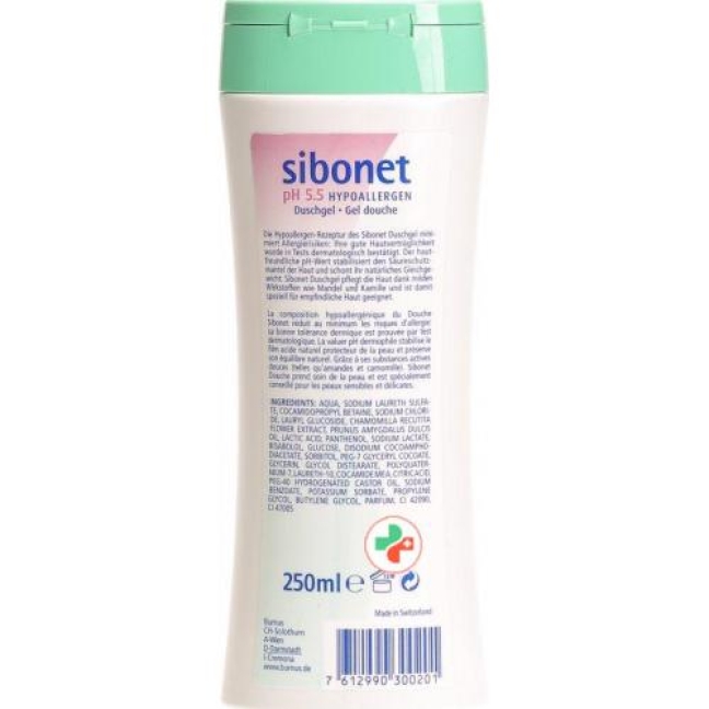 Sibonet Dusch Ph 5.5 Hypoallergen 250мл