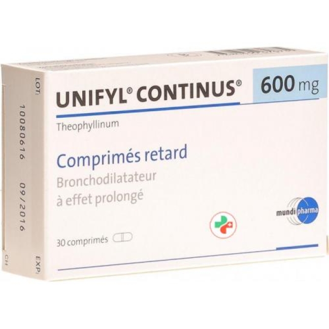 Unifyl Continus 600 mg 30 Retard tablets Unifyl Continus 600 mg 30 Retard tablets