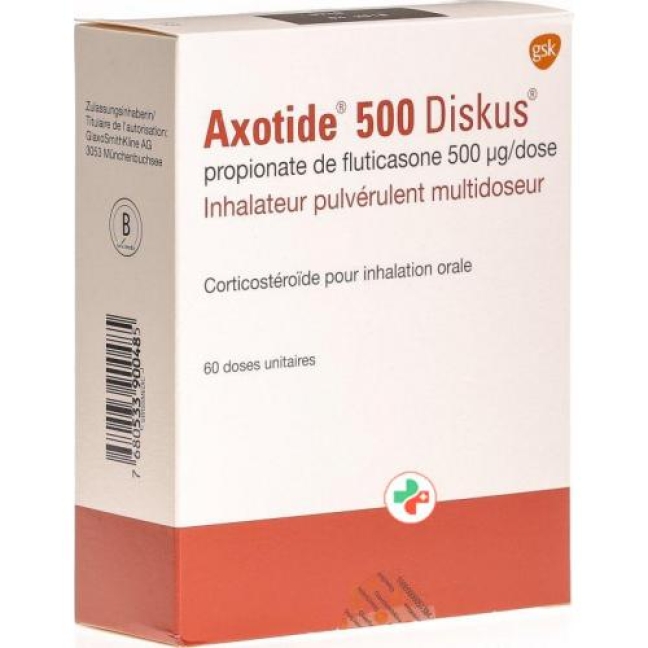 Axotide Diskus 500 mcg 60 Dosen