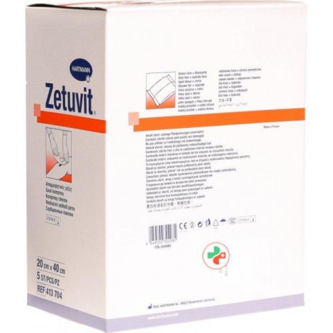 Zetuvit Absorptionsverband 20x40см Steril 5 штук