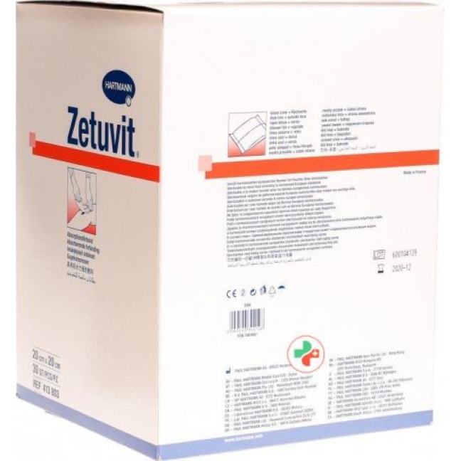 Zetuvit Absorptionsverband 20x20см 30 штук