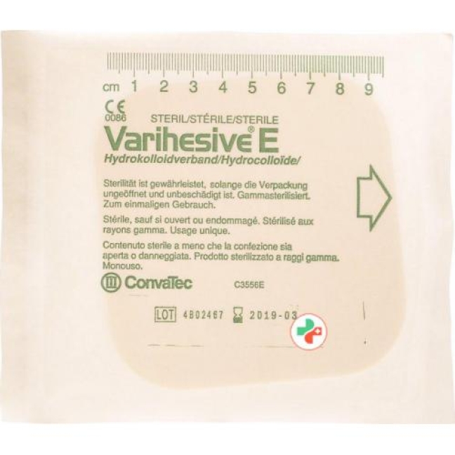 VariHesive E Hydrokolloidverband 10x10см 10 штук