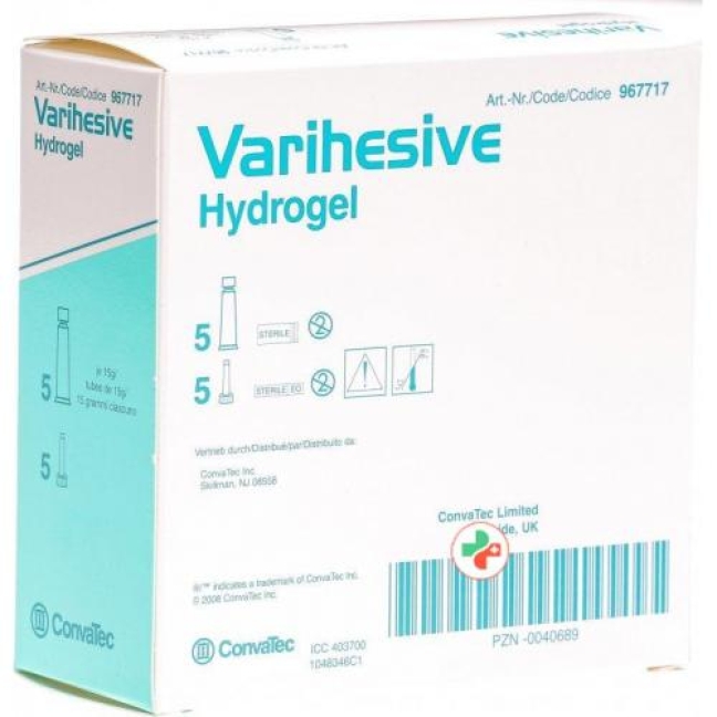 Varihesive Hydrogel M Applikator стерильный 5x 15г