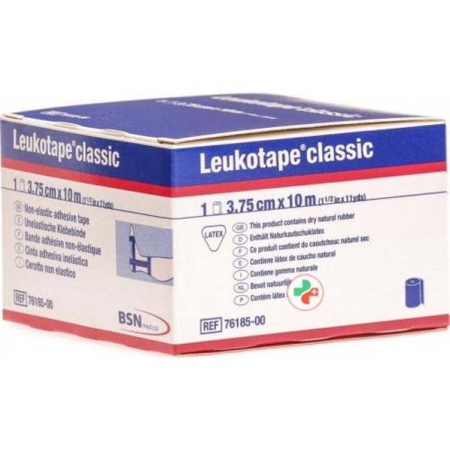 Leukotape Classic unelastische бинт 10m x 3.75см Blau