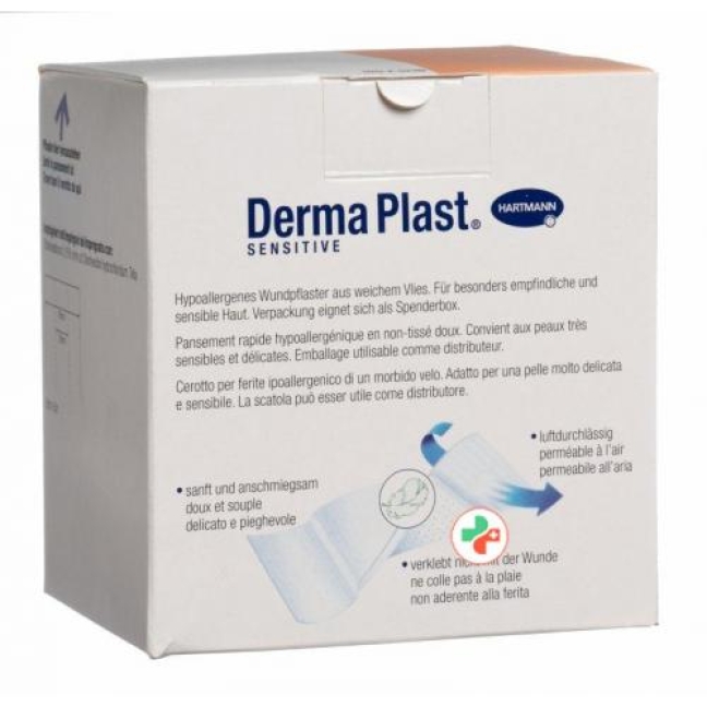 Dermaplast Sensitive Schnellverband Weiss 8смx5m рулон