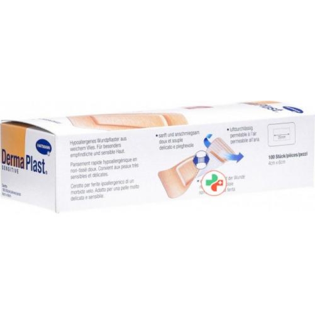 Dermaplast Sensitive Centro Strip 4x6см Hf 100 штук