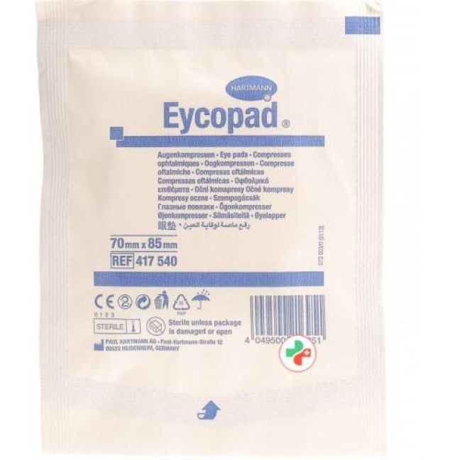 Eycopad Augenkompressen 70x85мм стерильный 25 штук