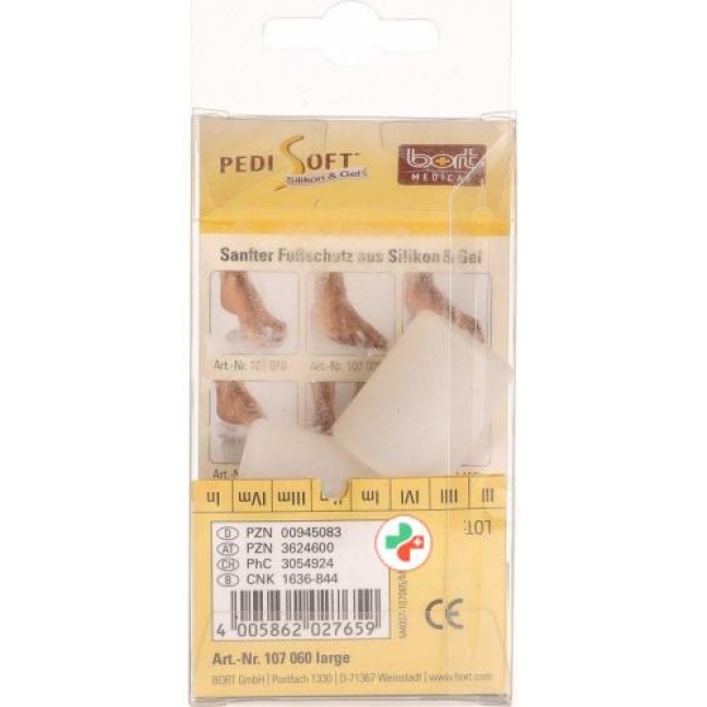 Bort Pedisoft Silikonring Large 2 штуки