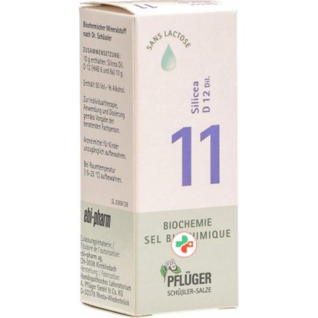 Pflueger Schussler Nr. 11 Silicea капли D 12 30мл