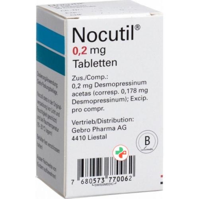 Nocutil 0.2 mg 30 tablets Nocutil 0.2 mg 30 tablets