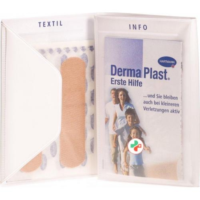 Dermaplast пластырейetui mit IVF Druck