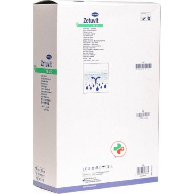 Zetuvit Plus Absorptionsverband 15x20см 10 штук